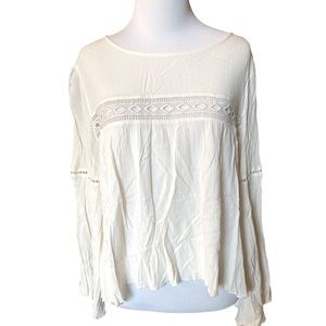 H&M Boho lace insert top!